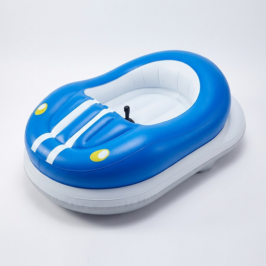 SplashKarts blue motorized water bumper car